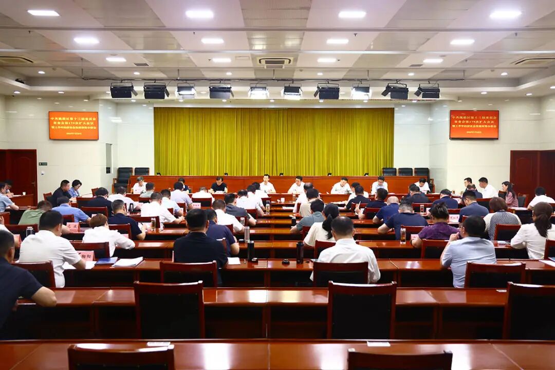 区委常委会扩大会议暨上半年经济社会发展形势分析会召开